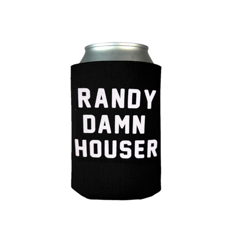 Randy Damn Houser Black Coozie