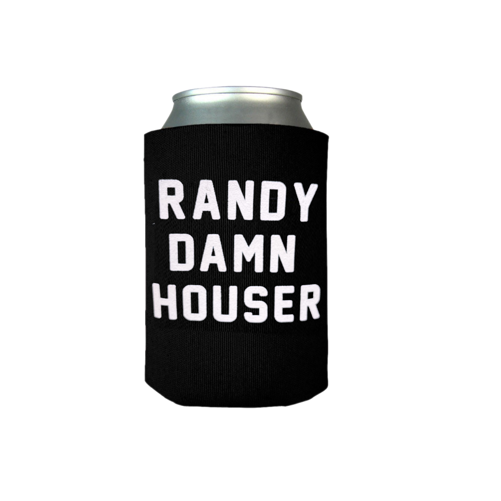 Randy Damn Houser Black Coozie