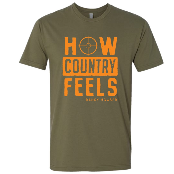 Military Green How Country Feels Tee